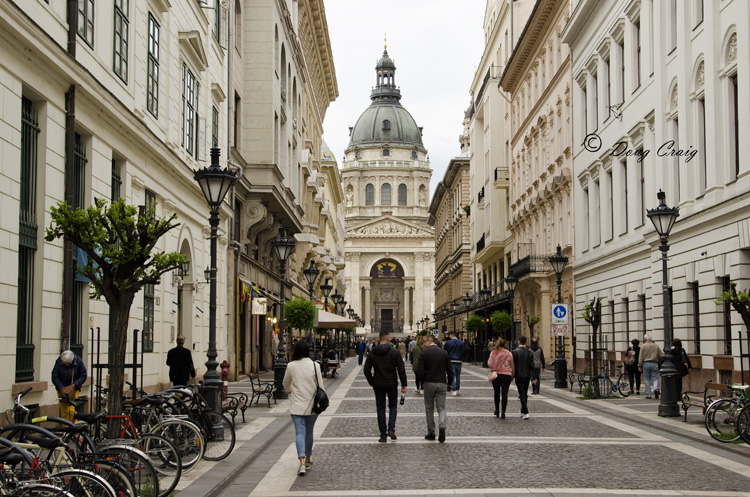 Walking Toward St. Stephens Basilica