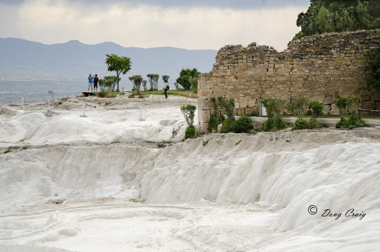 Mineral Deposits At Pamukkale