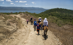 Descending Taal Volcano