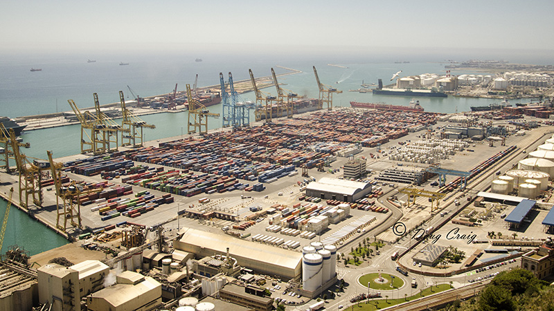 Barcelona Shipping Port